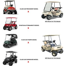 Huskey Parts Company Front Clay Basket Utility Cargo Storage Basket for Club Car DS Gas & Electric Golf Cart ONLY