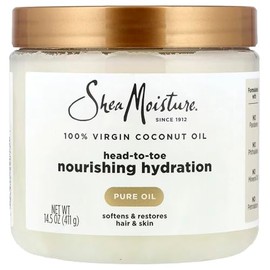 Body Moisturizer For Dry Skin 100% Extra Virgin Coconut Oil Nourishing Hydration Soften And Restore Skin And Hair 14.5oz