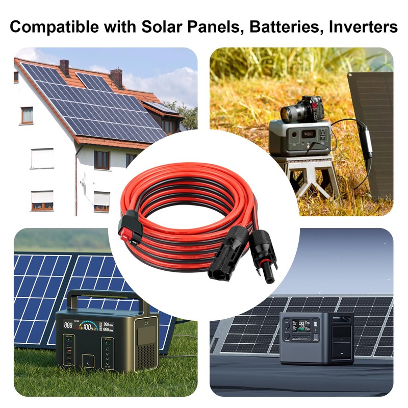 XRDS -RF 10AWG Solar Panel to Anderson-Style Connector Extension Cable