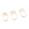 Wakects 3 Pieces Finger Guard Oval Finger Splint Plastic Waterproof