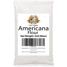 Antimo Caputo Americana Pizzeria Flour Great for Conventional Ovens, 72 Ounce (4.5 Pound Bag) Repack