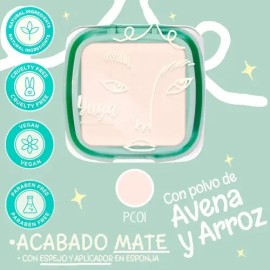 Yuya Polvo Compacto Matificante Tonos A Elegir 100 Original                                                                                           