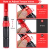ATsafepro 1/2-Inch Drive Click Torque Wrench,10-170FT.LB/13.6-230.5N/M & Dual-Direction, 72-Tooth Dual