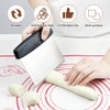 2 Pieces Baking Dough Cutter,Stainless Steel Kitchen Tools, 16x11cm Bench