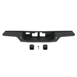 KUAFU Rear Bumper Step Pad Compatible with 2016-2023 Toyota Tacoma with License Plate Light Replacement for TO1102249 TO1191109