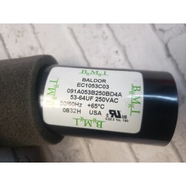 BMI Baldor 53-64 uF 250V 091A053B250BD4A USA Motor Start Capacitor