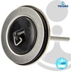 tecuro - 90505 Universal Drain Valve Drain Fitting with Plug