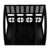 heavenlife Desk Folder, Folder Organiser A4, Standing Folder, 4 Compartments,