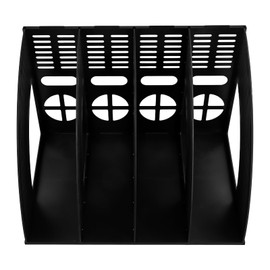 heavenlife Desk Folder, Folder Organiser A4, Standing Folder, 4 Compartments, Magazine Holder, Magazine Plastic Holder, File Organiser Shelf Books Organiser for Documents, Storage