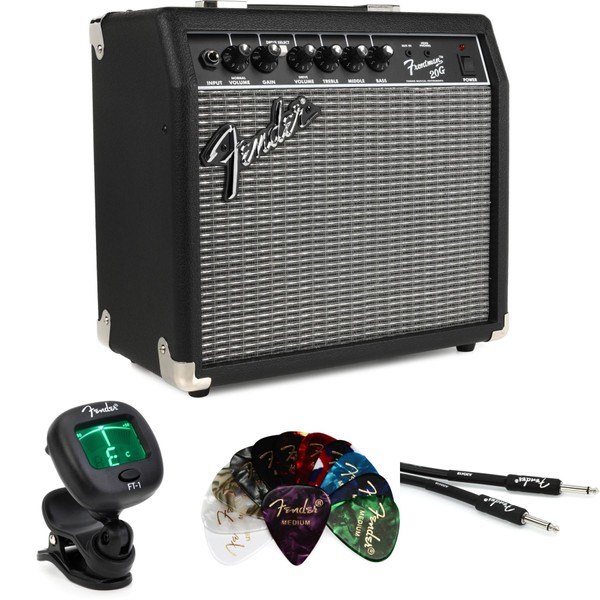 Fender Frontman 20-Watt Combo Amp Bundle - Includes 1x8-Inch 20-Watt