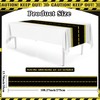 6Pcs Road Table Runner Plastic Disposable Checkered Race Car Table