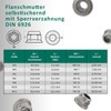 DSM - Flange Nuts M5 - A2/V2A Stainless Steel -