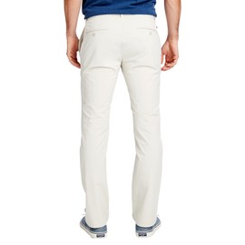 vineyard vines Men's On-The-Go Performance Straight Leg Pants, Stone, 35W X 30L