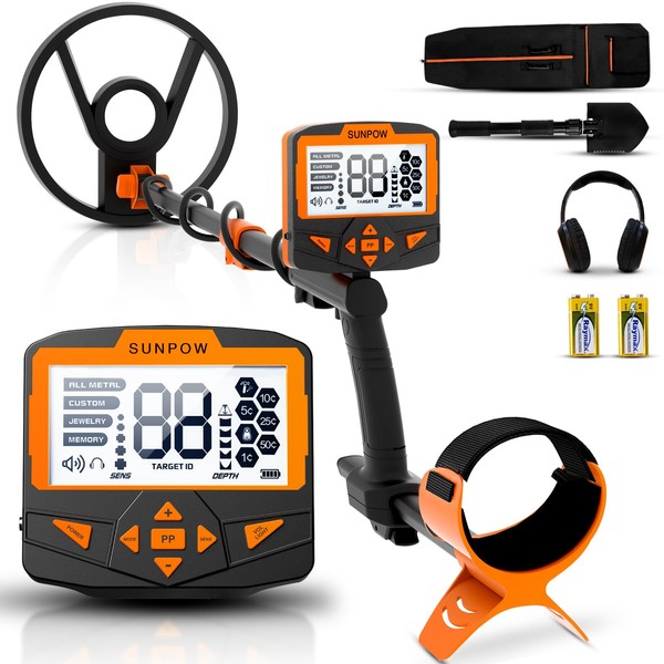 SUNPOW Metal Detector for Adults Professional - Waterproof Higher Accuracy