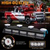 XRIDONSEN 2x 17 inch Red Emergency Lights Bar 40 LED