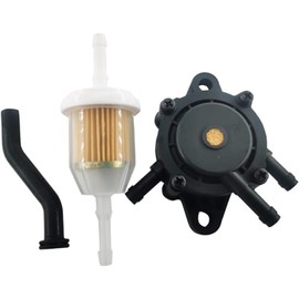808656 Fuel Pump for B&S Lawn Mower Tractor Gas Vacuum Fuel Pump with Fuel Filter for Honda Yamaha 491922 691034 692313 808492 John Deere Kohler 17HP-25 HP Small Engine
