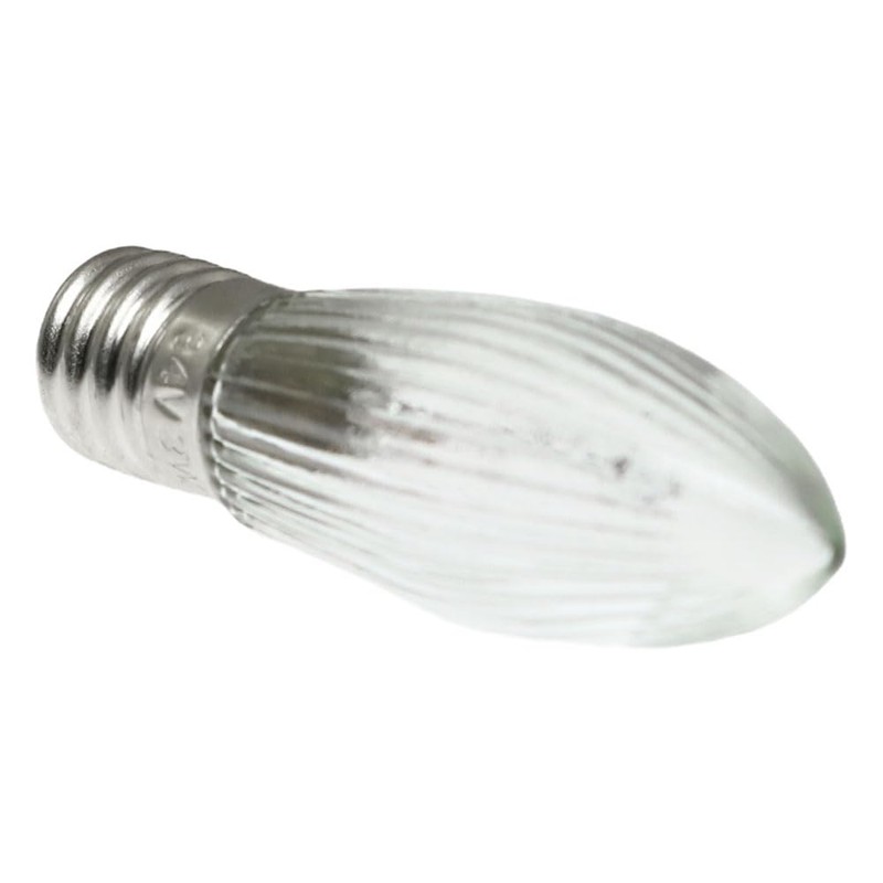 SQXBK 10PCS E10 Olive-Shaped Bulb 3W 34V 9x45MM/0.35x1.77Inch European Special