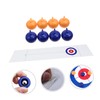 Kisangel Family Games Fun Curling Game Creative Tabletop for Adults