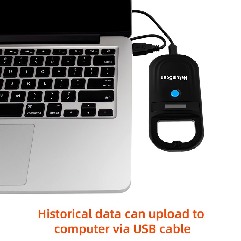 NetumScan Upgraded Pet Microchip Reader Scanner, 256 Data Storage Animal