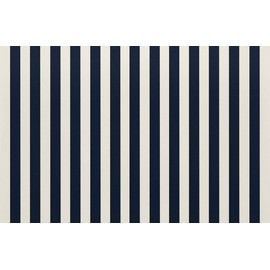 RSH Decor: Tufted Adirondack Chair Cushion | 42.5” x 21” | All-Weather Spun Fabric | Water and Fade-Resistant | Outdoor Cushion for Patio Furniture | Navy & White Stripe