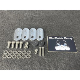 MacDaddy Racing Pipe Hanger Mounts with Rubber Cushions for Yamaha Banshee