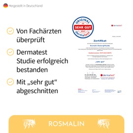 Rosmalin® Bienengiftsalbe hochdosiert | Lotion | Bienengift Creme (kühlend & wärmend) - Lotion zur Massage - Aus Deutschland - Bienengift+Salbe gegen Diverses, 100 ml