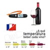 Termómetro Digital Infrarrojo Portátil Para Vino Y Cocina