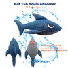 LATIOBRO Hot Tub Scum Absorber Shark-1 Pack Hot Tub Cleaner