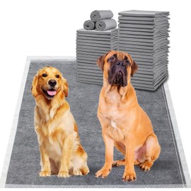 BinetGo Disposable Pee Pads for Dogs, 35 Count 30" x 36" XX-Large Wee Wee Pads for Dogs, Extra Absorbent Puppy Pads, Pet Training Pads for Dog, Charcoal Puppy Pee Pad for Indoors