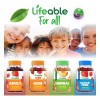 Lifeable Gomitas Vitamina D3 Niños 1000 Ui Sabor Fresa 90