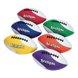 S&S Worldwide Spectrum Multi Color Football Youth Pk6