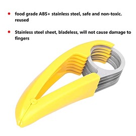 Cortador de Plátano Herramienta de Corte de Acero Inoxidable Gadget de Cocina para el Hogar de Salchicha de Jamón de Pepino