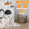 1 Pack 3 Blankets Soft Fluffy Pet Flannel Blanket(Cute Paw,30”×20”)