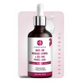 Serum Resveratrol + Acido Ferúlico Facial Skincare Todo Tipo De Piel Día/noche