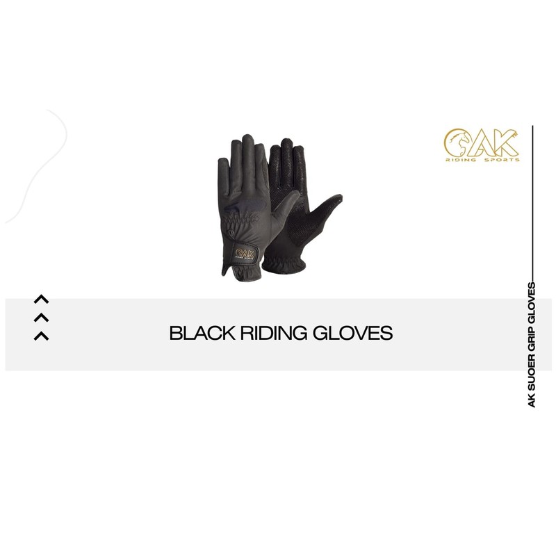 AK Horse Riding Gloves with Super Grip Unisex Equestrian Glove
