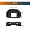 uxcell Camera Eyecup, Rubber Eye Cup Eyepiece Viewfinder Protector for