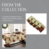 Elrene Home Fashions Poinsettia Oval Tablecloth 60" x 84"