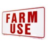 Hy-Ko Products 361951 Farm Use Id Tag White/Red, 6(h) x