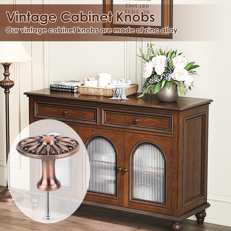 Furniture Knobs Cabinet Knobs Oil Rubbed Bronze Drawer Knobs Vintage