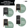 Ilyapa Wooden A-Frame Chalkboard Sidewalk Signs with Rounded Top -