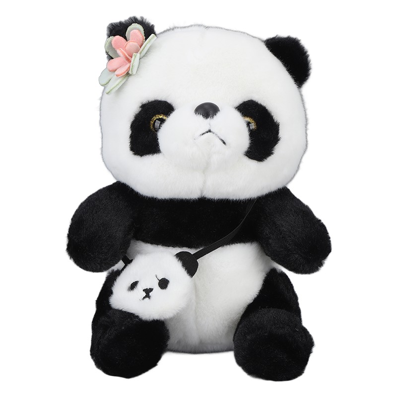 Cute Panda Plush Pillow Soft Comfortable Washable Simulation Panda Plush