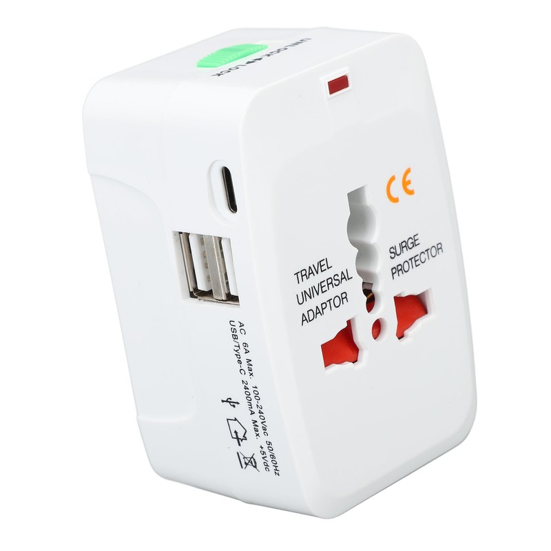 International Travel Adapter Universal Power Adapter for Appliances Communication Devices