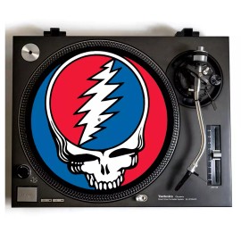 Universal DJ Grateful Dead Turntable Slipmat - Fits all 12" Record Players - DJ Record Mat