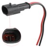 2 Pin Way Car Waterproof Electrical Connector AWG Wire Plug
