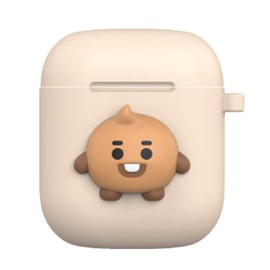 BT21 Air Pods Case, Airpods Case, Accessory, Character, TATA RJ CHIMMY COOKY SHOOKY MANG KOYA Gift, Present (SHOOKY)