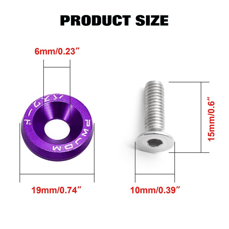 x xotic tech Purple Aluminum Car VTEC Solenoid Valve Protection