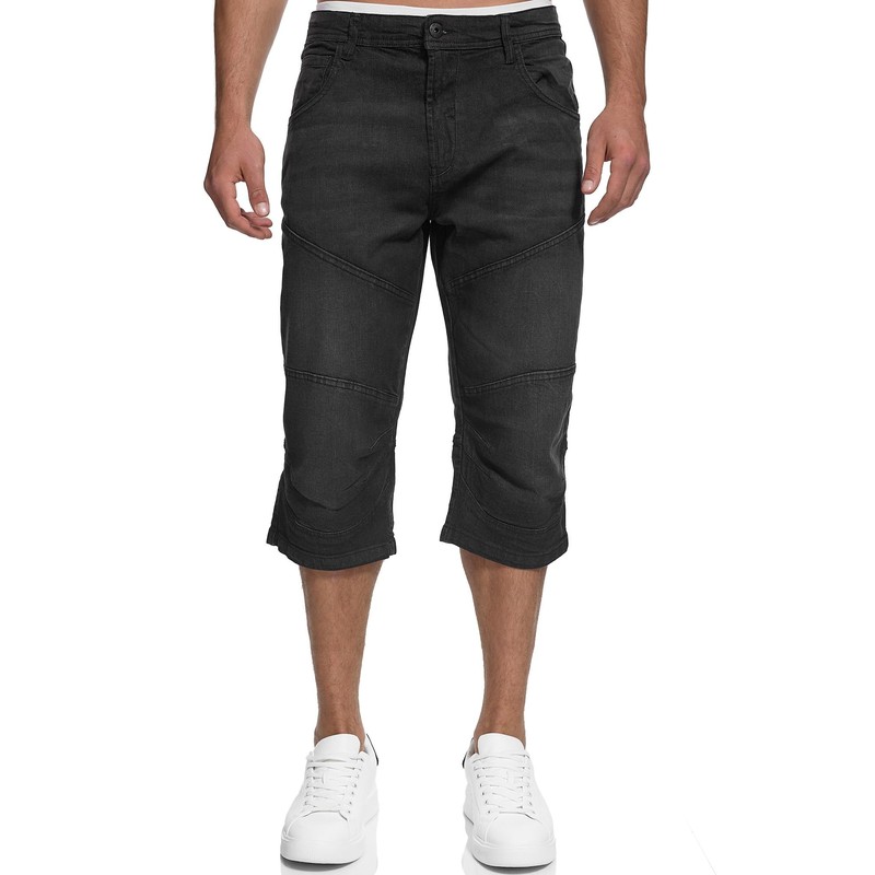 Indicode Men's Fortune Denim 3/4 Stretch Shorts - xl
