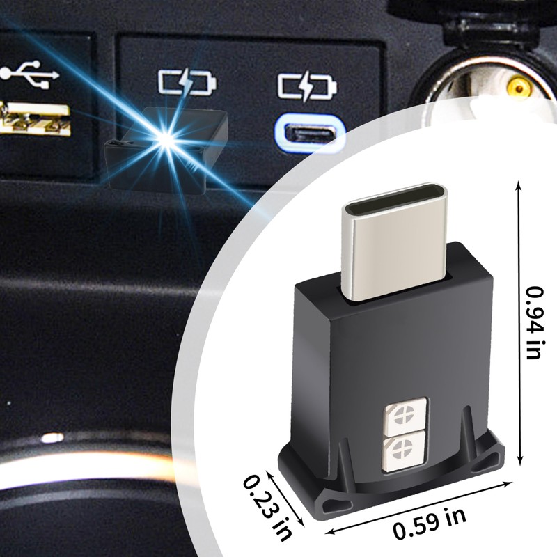 Mini USB LED Car Light, DC 5V Intelligent Interior Car