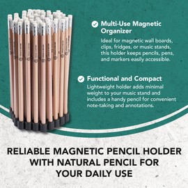 K&M - Magnetic Pencil and Pencil Holder - Natural Colour