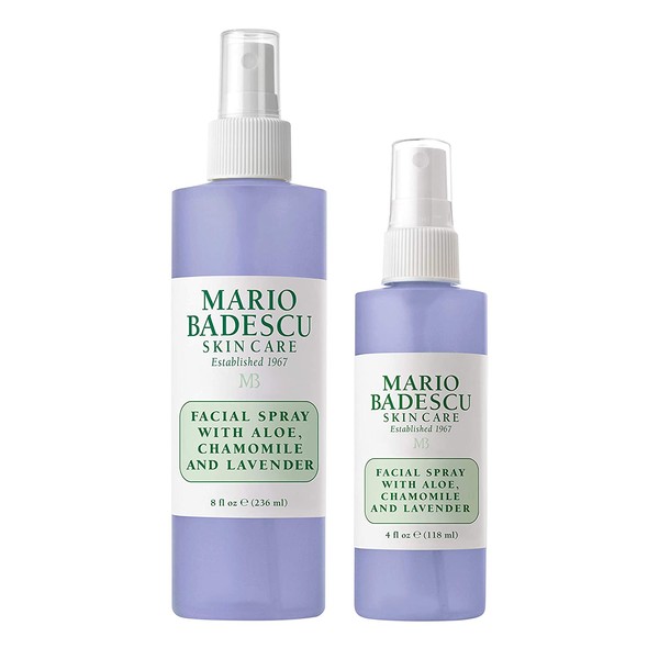 Mario Badescu Facial Spray With Aloe, Chamomile and Lavender Duo, Combo 1